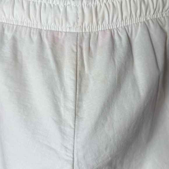 Lilly Pulitzer Womens Katia Pink Embroidered Flower White Shorts Elastic Waist S - Picture 6 of 12